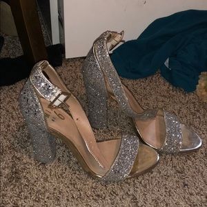 Glitter heels
